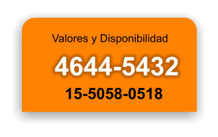 Valores y Disponibilidad 4644-5432 15-5058-0518